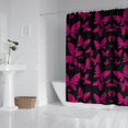 thumbnail image 2 of Black Pink Butterfly Pattern Shower Curtain 84"x72" ,Bathroom Decorative Shower Curtains Set with 12 Hooks,Modern Waterproof Washable Shower Curtain, 2 of 6