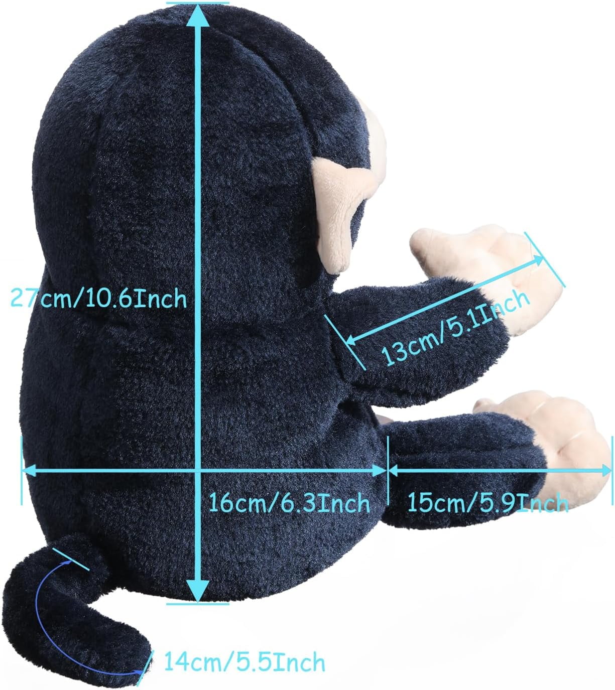 Mazel Golf Club Head Cover Monkey for 460CC Driver Woods