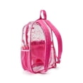 thumbnail image 3 of Packed Party Sweet Tart Pink Confetti Backpack Women's Fashion Shoulder Clear Book Bag; Trendy Confetti Look for Work and Travel (Pink - Sweet Tart), 3 of 7