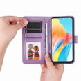 thumbnail image 5 of Funda tipo cartera GANGXUN para OPPO A98 , diseño girasol, cuero PU, soporte, cierre magnético, tarjetero, 5 of 5