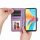 thumbnail image 5 of Funda tipo cartera GANGXUN para OPPO A98 , diseño girasol, cuero PU, soporte, cierre magnético, tarjetero, 5 of 5