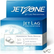 JetZone - Jet Lag Prevention Homeopathic Chewable Tablets - 48 Hours Flying Time - JZ 630 - Medicinal Sleep Aids