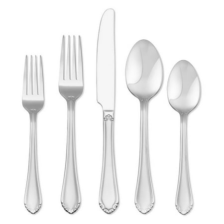 Hampton Forge Motif Frosted - 20 Piece Flatware Set, Service for 4