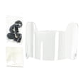 thumbnail image 4 of Visera de casco de fútbol americano resistente a arañazos, repuesto para protector bucal Anti-niebla transparente, 4 of 9