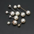 thumbnail image 3 of Personalized 7 Pcs Imitation Double Pearl Safety Pins Hat Scarf Clips Safety Pin, 3 of 6