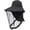 Black, variant on SIMDOO Mosquito Fishing Safari Mesh Net Hat with Neck Flap, Sun Protection Women Men Bug Cap, Hidden Netting Boonie