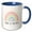 Blue/White, variant on 3drose, Todo Es Posible - Inspiring Spanish Quote - Everything Is Possible, 15oz Mug