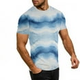 thumbnail image 5 of Mifsaly Womens Casual Tie-Dye T Shirt Crew Neck Short Sleeve Summer Tops Lightweight Breathable Cotton Top Relaxed Fit Fashionable Vacation Shirts M, 5 of 9