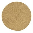 thumbnail image 4 of Fennco Styles Modern Everyday Textured Placemats 15 Inches Round, Set of 4 – Natural Woven Table Mats for Home, Dining Room Décor, Banquets, Indoor & Outdoor and Special Events, 4 of 4