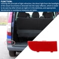 thumbnail image 3 of Reflector de parachoques Unique Bargains No.6398260440 para Mercedes-Benz Vito Viano W639 2003-2014 Rojo 1 Pcs Trasero Izquierdo, 3 of 7