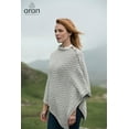thumbnail image 5 of Aran Knitted Poncho SuperSoft Merino Wool Buttoned Irish Cape Made in Ireland, One Size, 5 of 7