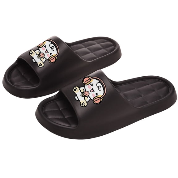 ZACPNCV Slides for Women and Men - Bathroom Shower Shoes - Non Slip House Slippers - Lightweight Beach Sandals