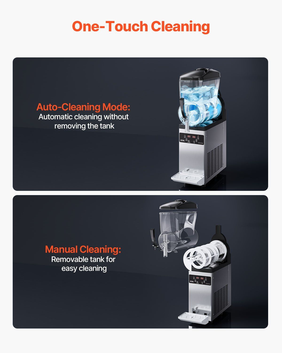12L Slushy Machine Commercial Grade - Margarita, Smoothie & Frozen Drink Maker