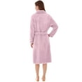 thumbnail image 4 of Gifts for Her Robe for Women Fuzzy Loungewear Oversized Hooded Women's Robes Bath Womens Bathrobe Light Violet, 4 of 9