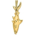 thumbnail image 3 of 14K Yellow Gold 3-D Hammerhead Shark w/Rope Bail Charm - 55.85mm, 3 of 7