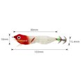 thumbnail image 2 of Señuelo de calamar de pesca Wdftyju luminoso camarón de madera 103mm pesca nocturna agua dulce, 2 of 7