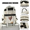 thumbnail image 3 of FORMRS Mini Backpack Purse for Women Quilted Travel Daypack Casual Shoulder Bag, Cowboy Pattern, 3 of 7
