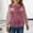 Pink, variant on Girls Long Sleeve Tops Sequin Panel Glitter Round Neck Casual Blouses Spring Fall Fashion Relaxed Fit Party Pullover Tees