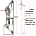 thumbnail image 2 of Archery Mini Compound Bow and Arrow Set Mini Pocket Bow Survival Bow Right Left Hand for Target Shooting Practice, 2 of 7