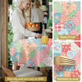 thumbnail image 5 of Pioneer Flower Floral Print Pattern Round Tablecloth 60 X 60 Inch, Wrinkle Resistant Wipeable Table Cloth for Kitchen Dining Picnic Patio Party, 5 of 6