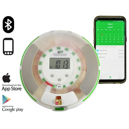 Pill Reminder Alarm - e-pill MedSmart VOICE Locked Automatic Pill Dispenser Easy Set-up / Monitor with SmartPhone (optional)