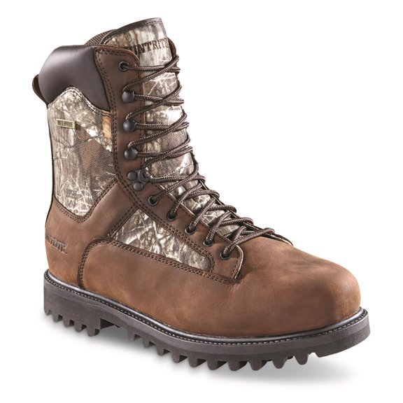 HuntRite Men's Waterproof 1,200-gram Insulated Hunting Boots Realtree Edge 11 2E (Wide)