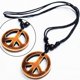 thumbnail image 1 of Men s Peace Sign Necklace/ Peace Sign Pendant Chain / Peace Sign Pendant with Rope Chain /Fashion Necklace Chain with Pendant for Men, 1 of 5