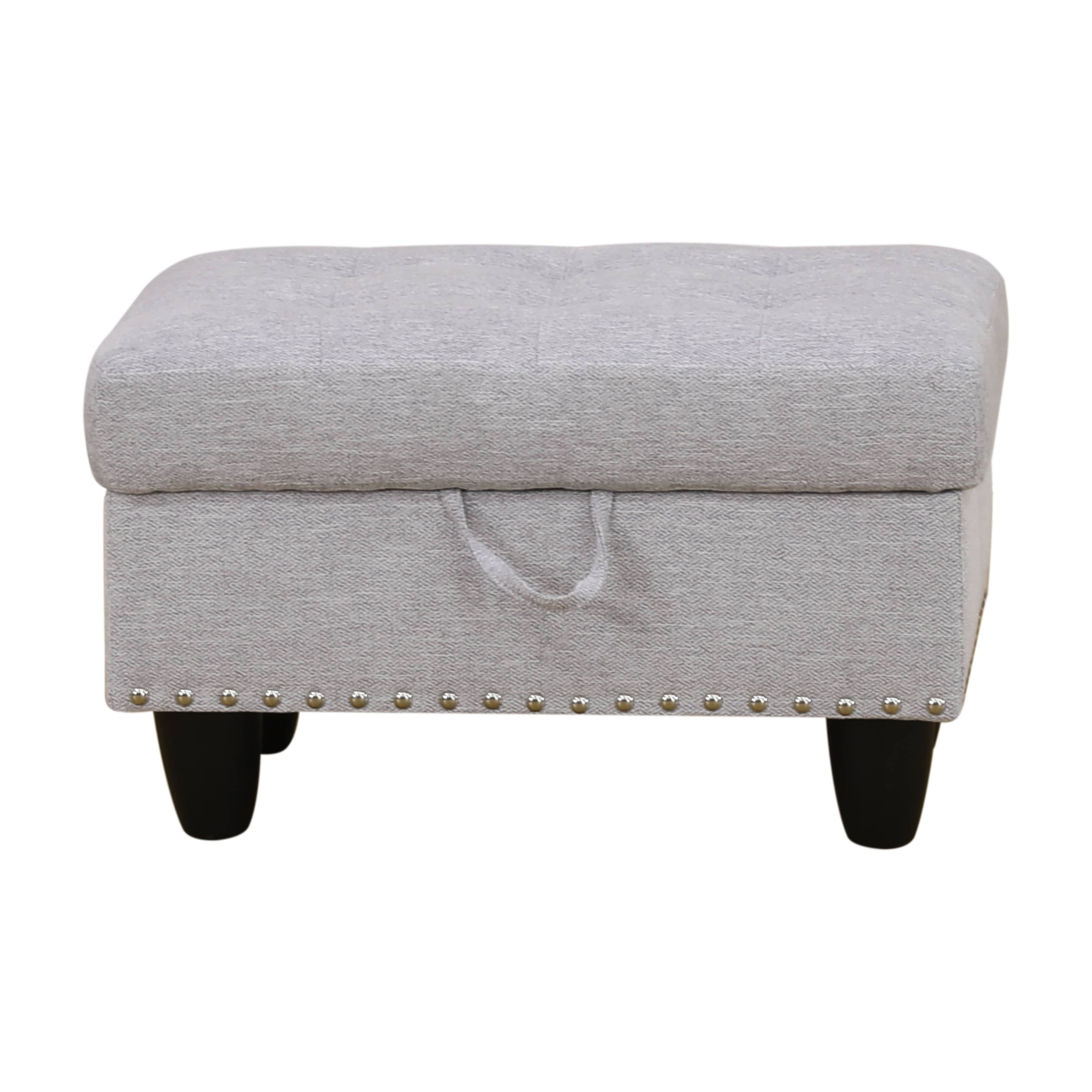 MAYEERTY 97" Gray White Modern Flannel Couch Soft Two-Tone Cozy Living Room