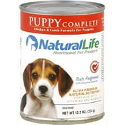 Natural Life Puppy Complete Chicken & Lamb Canned Dog Food, 13.2 Oz.