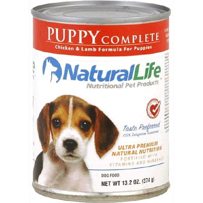 Natural Life Puppy Complete Chicken & Lamb Canned Dog Food, 13.2 Oz.