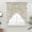 Pink LightBLue Beige, variant on Spring Floral Swag Curtains for Kitchen/Bedroom/Living Room, Elegant Pastoral Flowers Dragonfly Watercolor Scalloped Curtains 63 Inch Long, Window Swag Topper Curtains Valances 2 Panels Set 36"x63"