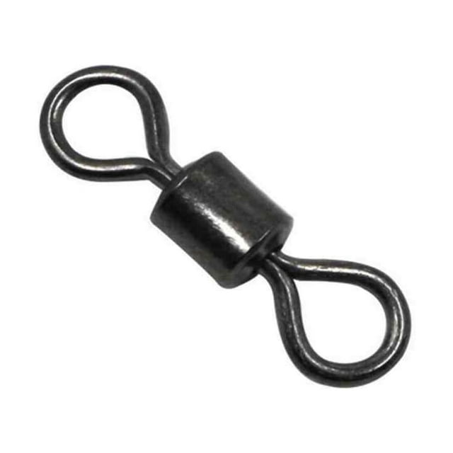 100 Pieces Fishing Swivels Flexible Stainless Small Size Steel Rolling Barrel Swivel Protection Connector Tackle Accessory Snap Component 5#