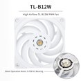 thumbnail image 2 of Frozen 240 White CPU Liquid Cooler,Efficient PWM Controlled Pump 2800RPM,12CM PWM Fan,Water Cooling ,for AM4/AM5, 1150/1151/1200/1851/1700, AIO Cooler, 2 of 6