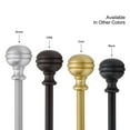 thumbnail image 6 of UTOPIA ALLEY Wall Mounted 5/8 Inch Curtain Rod - Curtain Rods For Windows 48 to 86 Inch, Adjustable Drapery Rods, Gold Curtain Rods, Bedroom Curtain Rods, Tapestry Poles (Gold, 48"-86"), 6 of 9