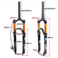 thumbnail image 3 of Horquilla de bicicleta de dirección de 1 1/8 pulgadas Perfecl horquillas de aleación para bicicleta de montaña y carretera repuesto de horquilla delantera cónico 26 pulgadas, 3 of 7