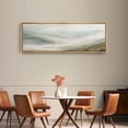 thumbnail image 3 of Large Framed Canvas Wall Art Minimalist Abstract Landscape Print for Living Room Decoration - 60"x20" Natural Frame, 3 of 7