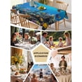 thumbnail image 6 of Turtle Tablecloth Square Table Cloth 54x54, Waterproof Tablecloth Outdoor Table Cloth, Blue Ocean Sea Shark Coral Cartoon Fish Summer Washable Table Cover for Kitchen Dinning Party, 6 of 8