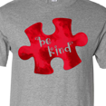 thumbnail image 4 of Inktastic Autism Awareness Be Kind Red Puzzle Piece T-Shirt, 4 of 5