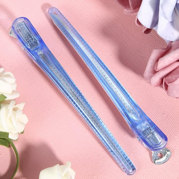 Styling Hair Clips Hair Styling Clips, Hair Clamps, 10Pcs Barber Hair Clips Salon Beauty Salon For Barber Shop Hair Salon Blue