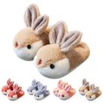 thumbnail image 5 of XIMIN Toddler Plush Soft Indoor Cute Bunny Shoes with Soft Sole Rabbit Winter Slippers for Boys Girls Cute Funny Bedroom House Slippers Winter Warm Slippers, 5 of 5