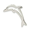 thumbnail image 5 of Sterling Silver Dolphin Chain Slide Pendant, 5 of 5