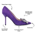 thumbnail image 3 of Journee Collection Womens Marcie Tru Comfort Foam Mid Heel Pointed Toe Pumps, 3 of 7
