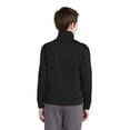 thumbnail image 2 of SPORT-TEK Boys' Sport-Wick Fleece Full-Zip Jacket YST241 Black Medium, 2 of 6