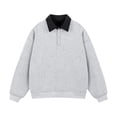 thumbnail image 2 of pstuiky camisas de manga larga para hombre, Blusa/camiseta informal elegante a rayas de manga larga con cuello, botones y bolsillo para hombre Tops casuales para hombres xl, 2 of 9