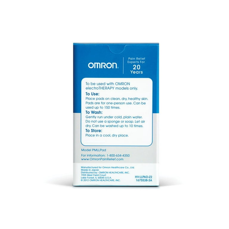 Omron Max Power Relief TENS Device and Electrotherapy Long Life Pads -  9409112
