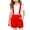 r-174Red67, variant on Girls Romper Summer Casual Solid Color Sleeveless Romper With Adjustable Straps Kids Playwear Rompers For Girls 18-24 Months