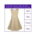 thumbnail image 2 of Girls Dress Back School Customized Gift School Uniform Beige 8 Years, 2 of 7