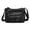 🔥 Black_Base#19077, variant on Washed Leather Shoulder Bag | Mini Multi-Compartment Crossbody Purse with USB Hole | Large Capacity Organizer Satchel | Adjustable Strap | 23x12x17cm | Phone Wallet Coin Holder