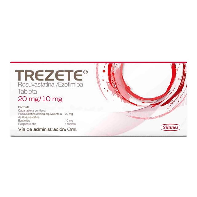 Trezete 20 10 Mg 30 Tabletas