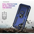 thumbnail image 4 of Entronix Heavy Duty Rugged Case for iPhone 16 Plus, Shockproof Kickstand Rotating Ring, Navy, 4 of 6